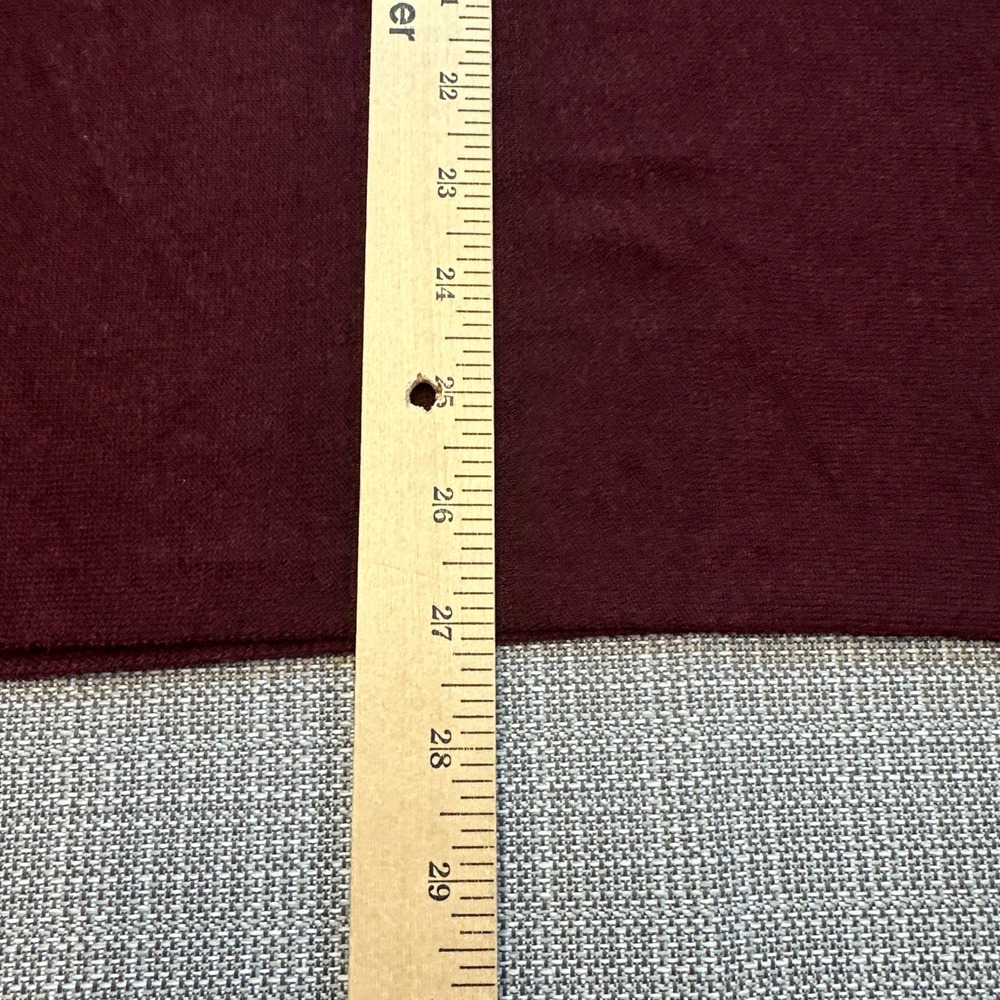 New Smartwool Edgewood Poncho Sweater Womens Small Black Cherry Cowl Neck - Picture 9 of 10